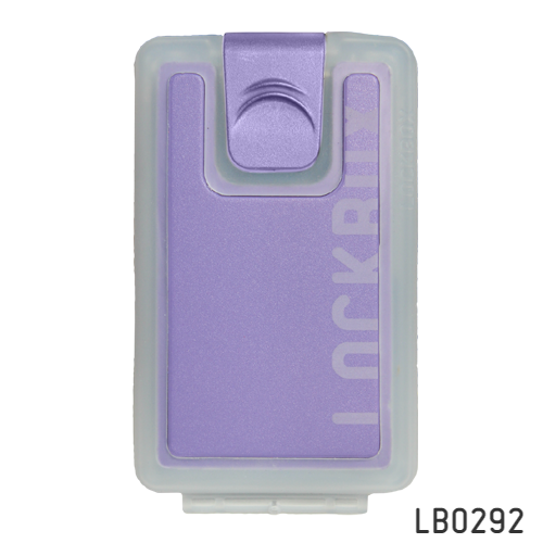 Lockbox Transp-Lilas
