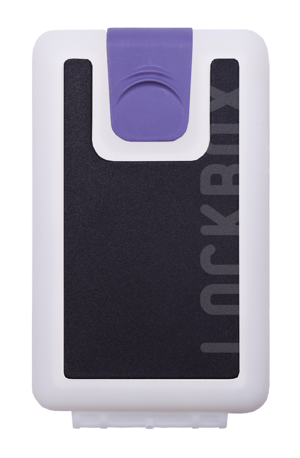 Lockbox WS Black Shells clip lila