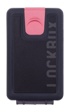 Lockbox Basic Black negra clip rosa