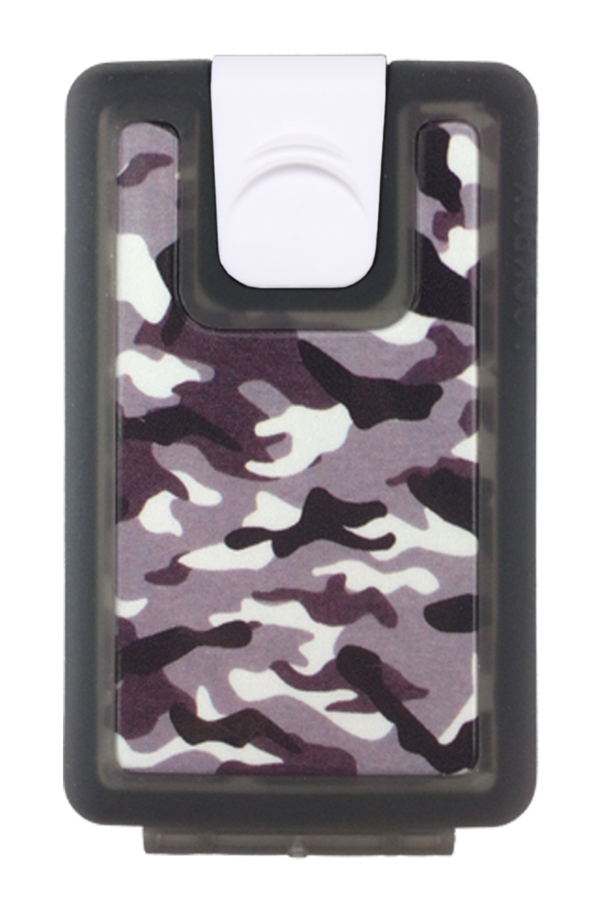 Lockbox Camo antracita clip blanco