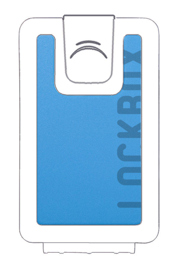 Carcasa Azul Lockbox