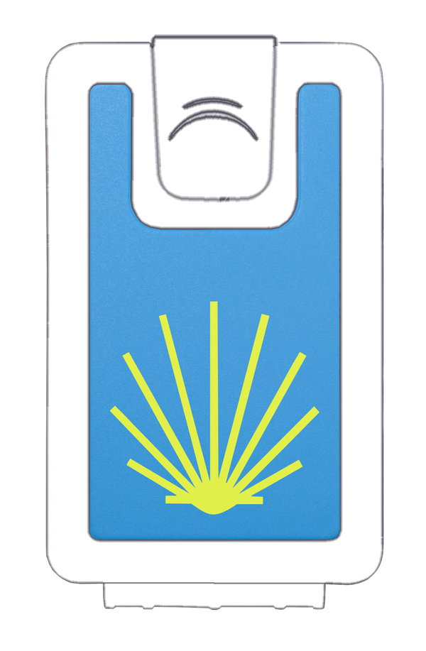 Carcasa delantera Camino Santiago Concha Hito