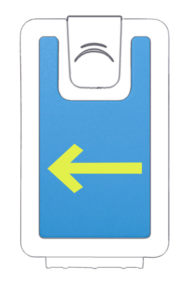 Carcasa delantera Camino Santiago Flecha Hito