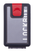 Lockbox Transp Grey Silver plata clip rojo