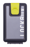 Lockbox Transp Grey Silver plata clip verde