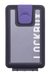 Lockbox Transp Grey Silver plata clip lila